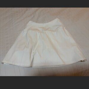 Women's white high-rise tennis skort, all in motion, size XS
